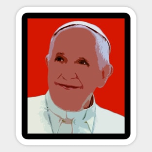 pope francis Sticker